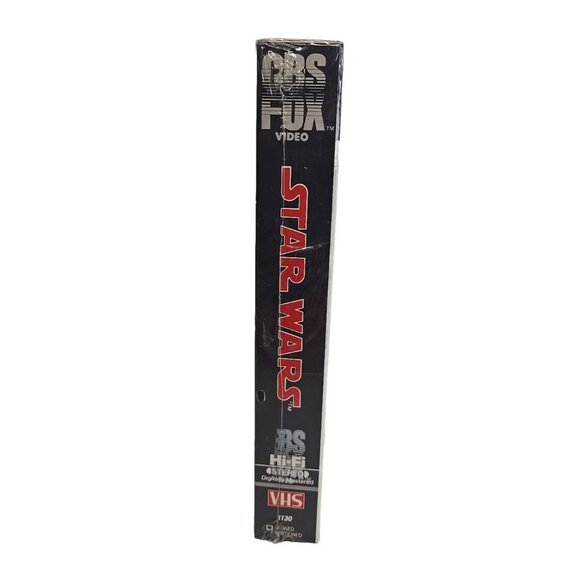 "Star Wars" VHS Rare 1984 Red Label W/ White Back Sealed/Unopened - Picture 2 of 8